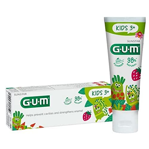 Gum Crema Dental Kids 2 6 Años Fresa