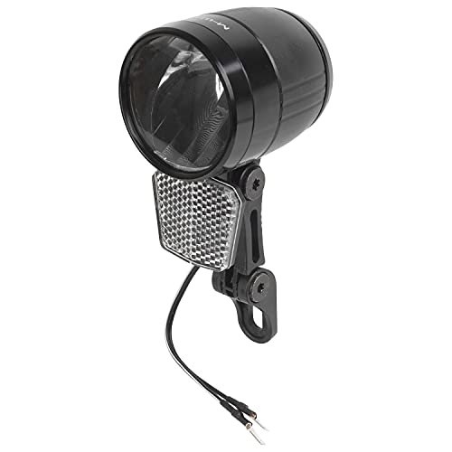 M-Wave E-Bike Headlight Apollon E 100, 100 Lux, 6-48V Dc, With Removable Reflector, With Plastic Bracket With 2 Flexible Joints, With German Approval