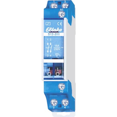 Eltako S12-200-230V- Interruttore Per Corrente Di Sovraccarico Elettromeccanico