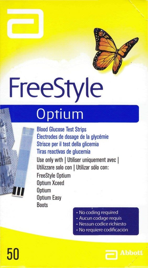 Optium Plus Glicemia 50 Strisce