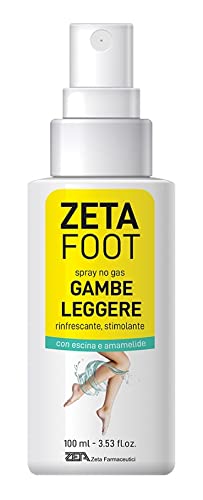 Zeta Farmaceutici Zetafoot - Spray No Gas Gambe Leggere, 100Ml
