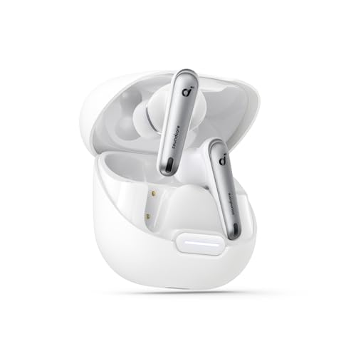 Soundcore Anker Liberty 4 Nc Cuffie Bluetooth Cancellazione Rumore, Auricolari Bluetooth 98,5% Meno Rumore, Cancellazione Rumore Adattiva Orecchie/Amb