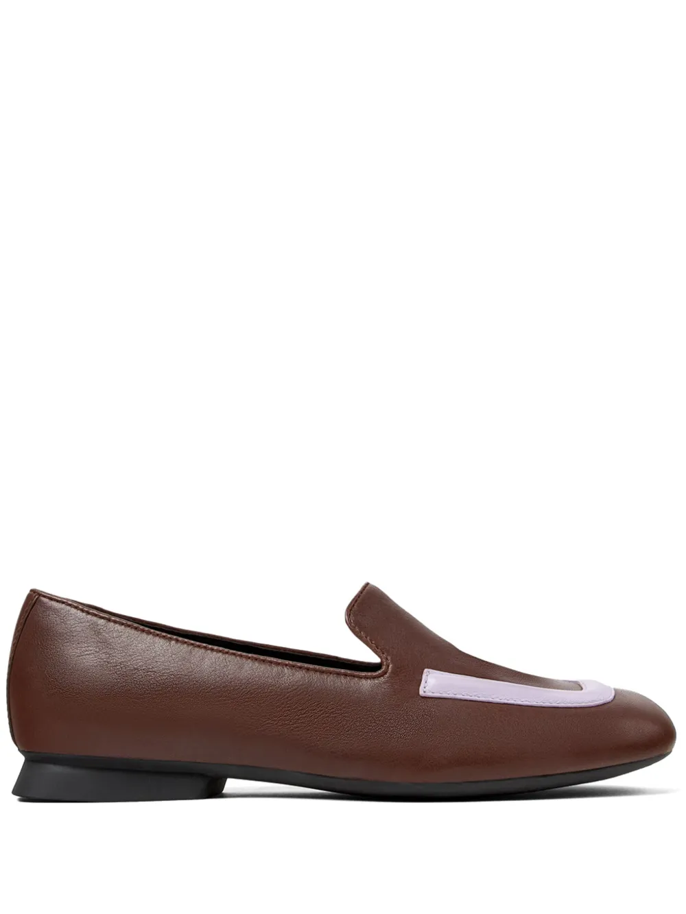 Camper Casi Myra leather loafers - Marrone