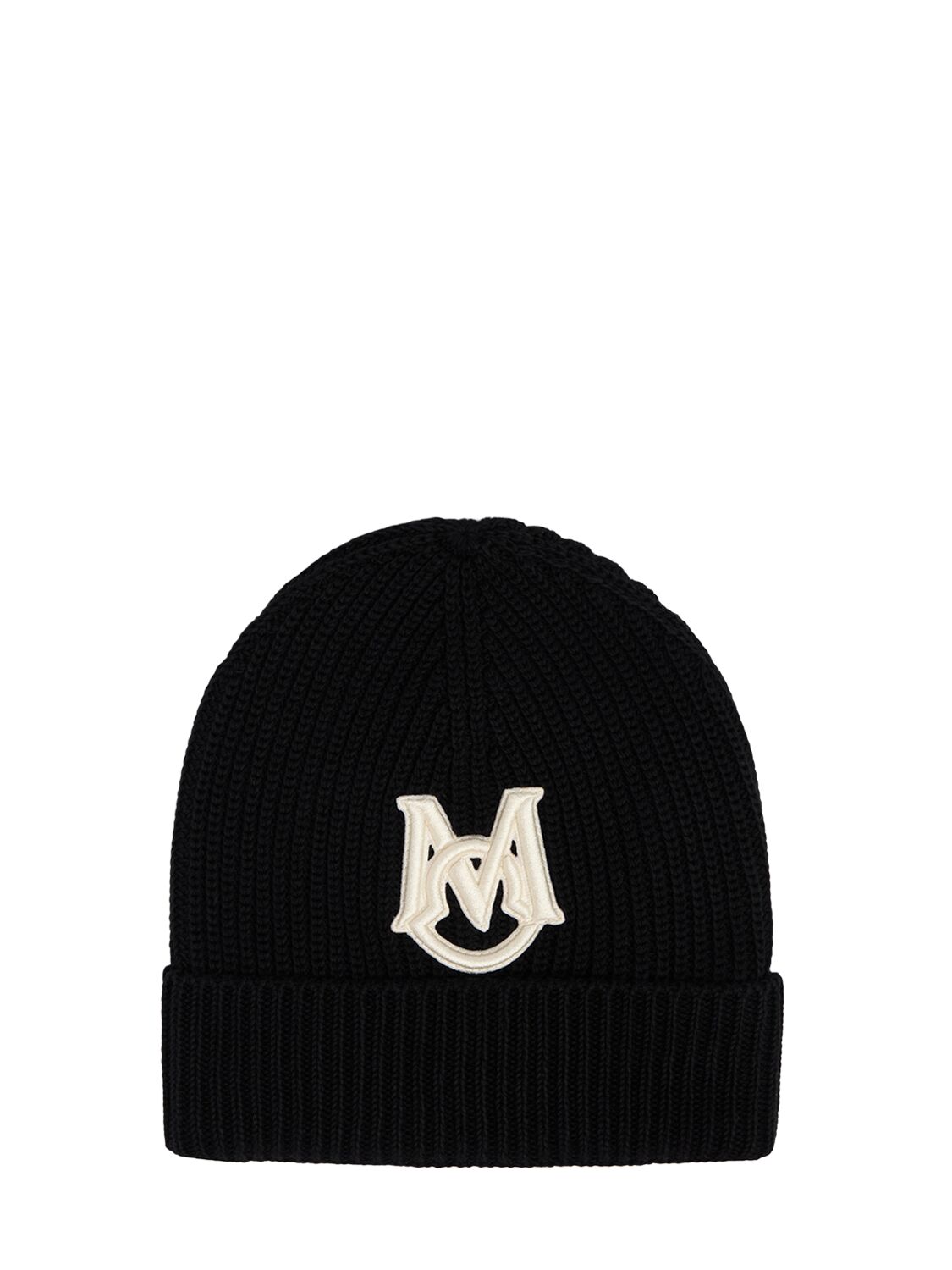Embroidered Monogram Cotton Beanie