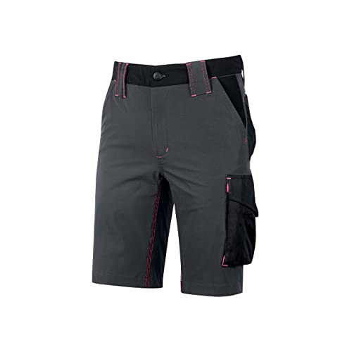 U-Power Fu196Gf Pantaloncini, Grigio Fucsia, Taglia Unica Uomo