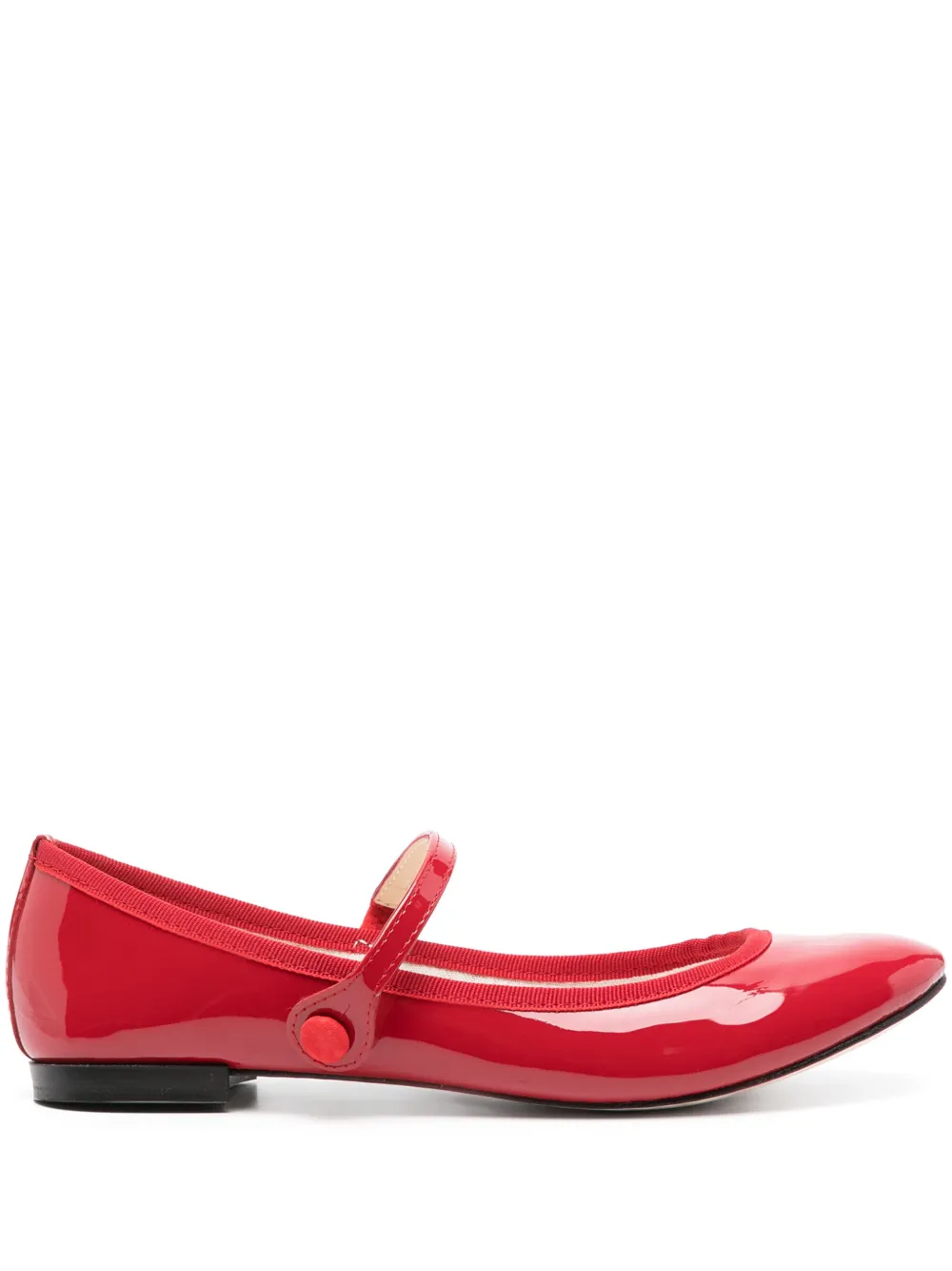 Repetto Mary Jane leather ballerinas - Rosso
