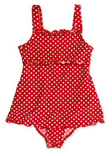 Playshoes Costume Da Bagno Con Protezione Uv, Bambine E Ragazze, Pois Con Gonna, 110-116