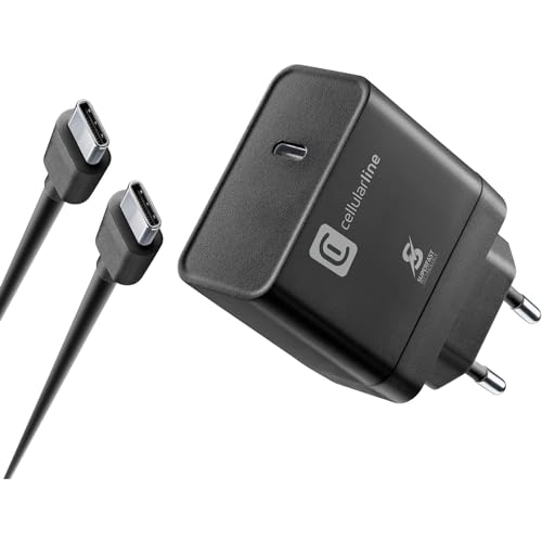 Cellularline | Caricabatterie Da Rete | Super Fast Charger Kit Pd 45W
