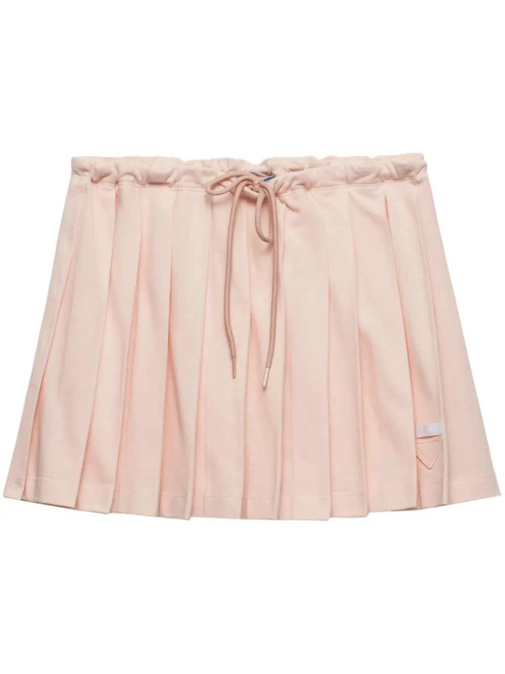 Prada piqué pleated mini-skirt - Rosa