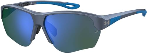 Under Armour Ua Compete/F Sunglasses, 09V Grey Blue, 68 Unisex