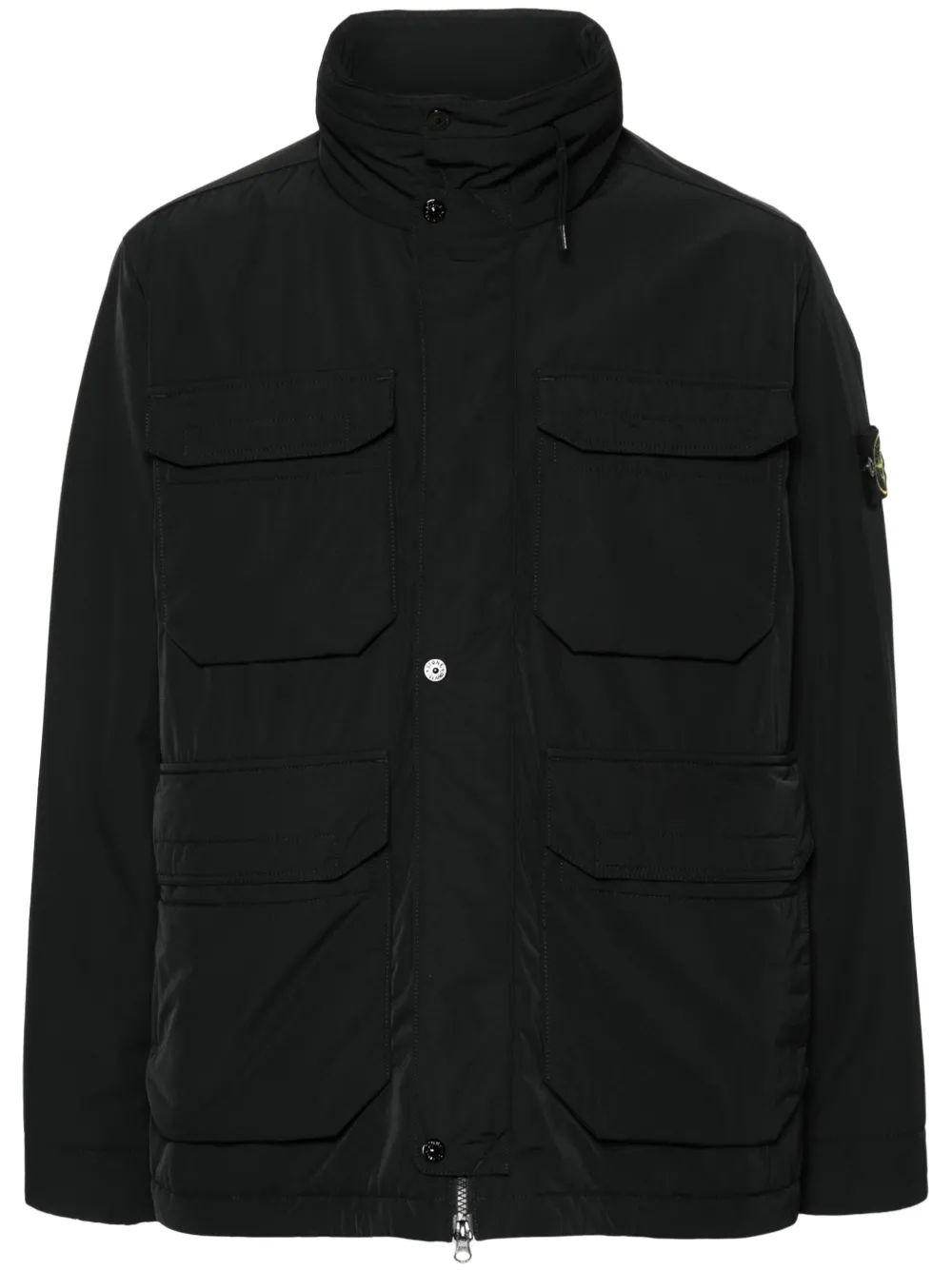 Stone Island Compass-badge puffer jacket - Nero