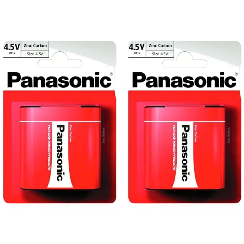 Panasonic Confezione Da 2 Blister Da 1 Batteria Red Special Power 3R12/Flat Zinco-Carbon 4,5 V