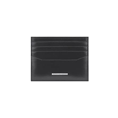Bric'S Porsche Design Portacarte Uomo Classic Cardholder 8 In Pelle Con Protezione Rfid, Scomparto Banconote E 12 Tasche Porta Carte, Dimensione 10 X