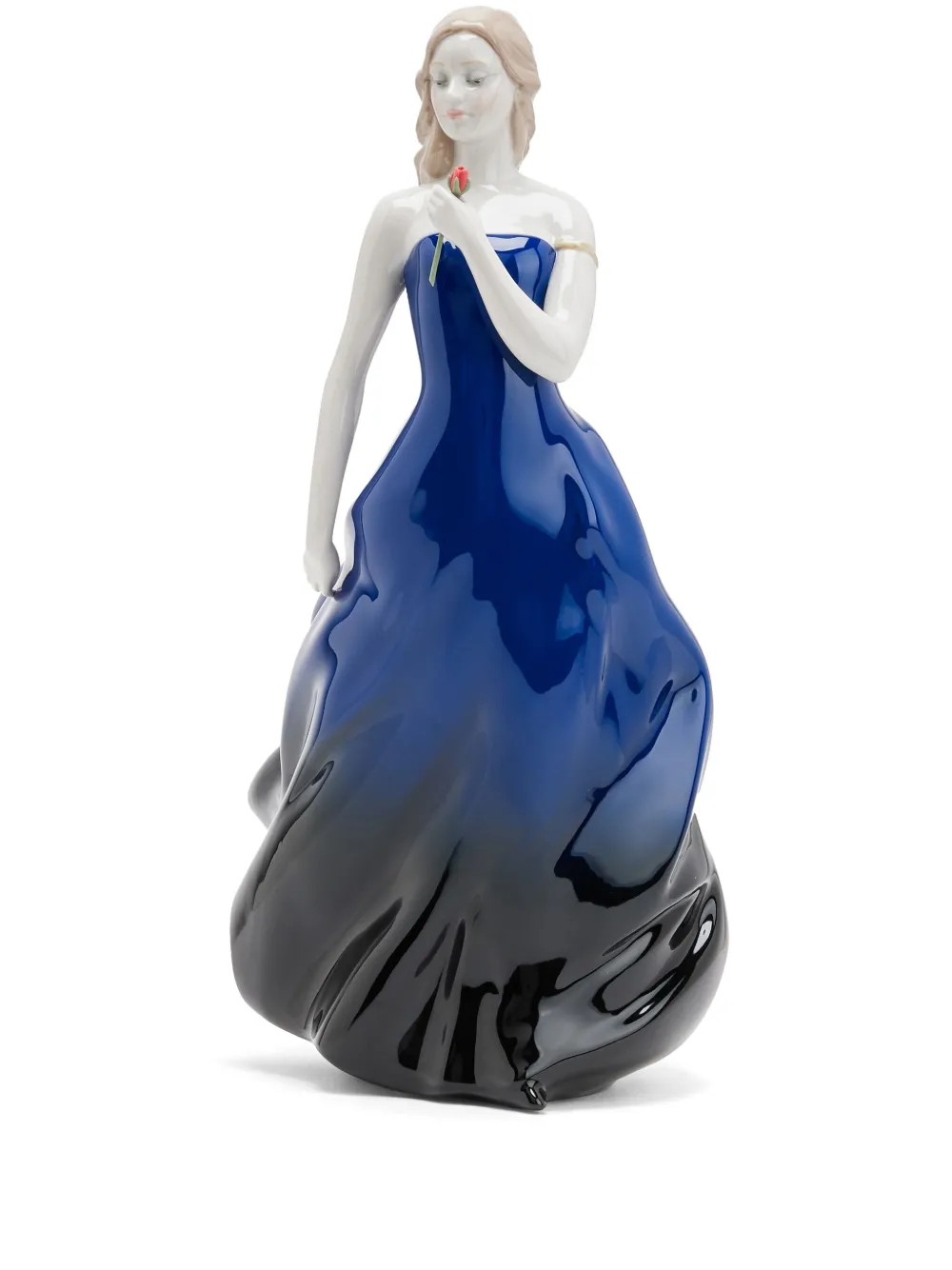 Lladró Rose Ball Sculpture - Blu