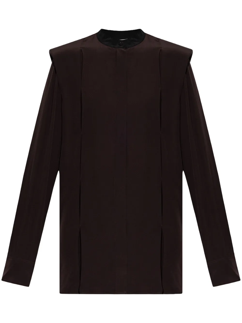 Victoria Beckham silk shirt - Marrone