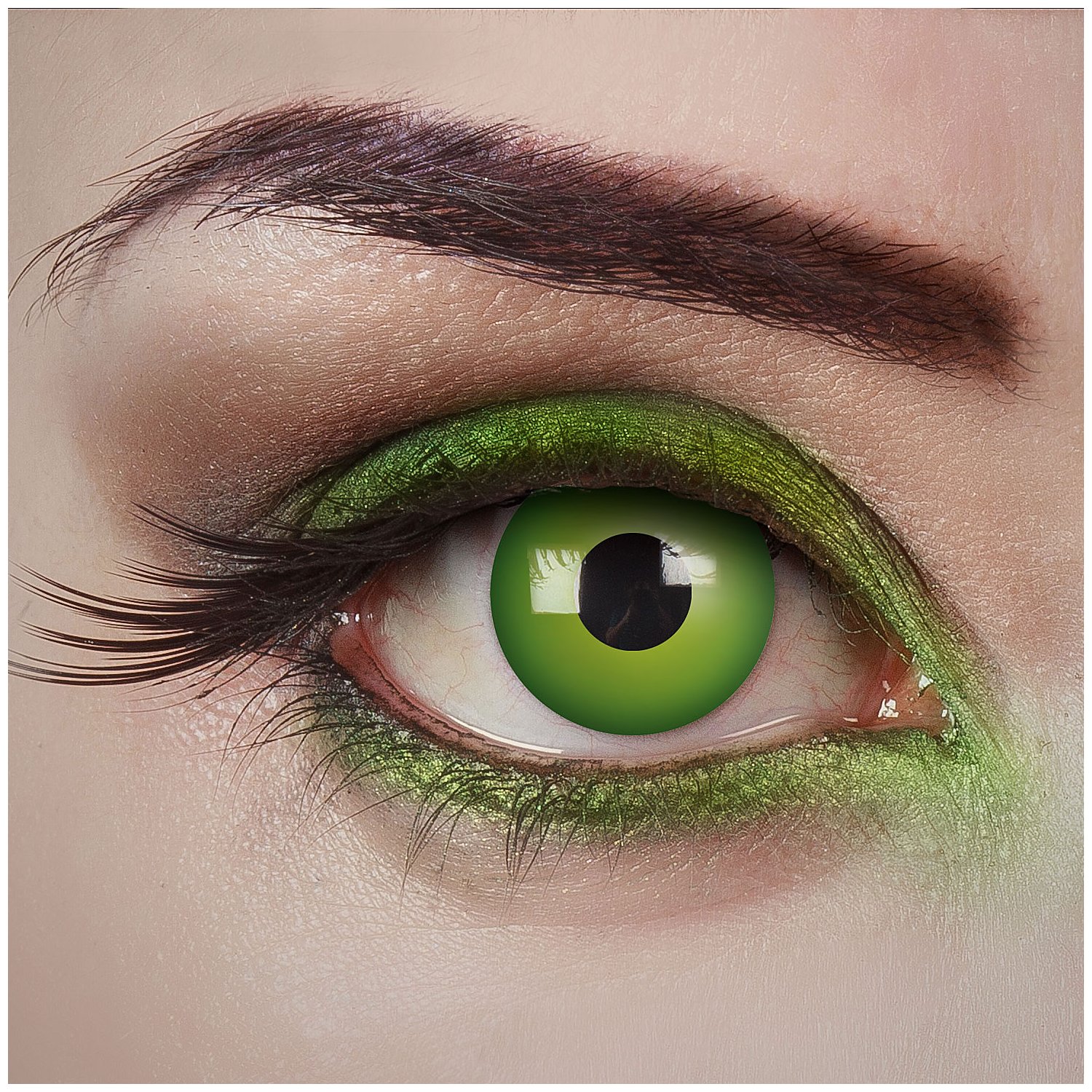 Lentilles de contact fantaisies "magic green"