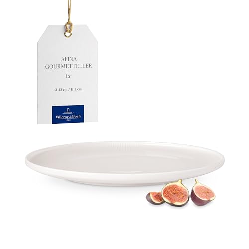 Villeroy & Boch - Piatto Gourmet Afina In Porcellana Premium, Piatto Grande Per Servire, Made In Germany, Lavabile In Lavastoviglie E Adatto Al Microo