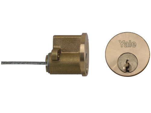 Yale B-1109-Sc Cilindro Di Ricambio Adatto Per Porte Da 38-57 Mm, 2 Chiavi In Dotazione, Cromo Satinato, 2 Keys