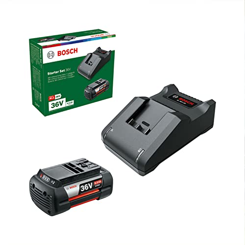 Bosch Starter Set 36 V (1 Batteria 36 V 6,0 Ah, Caricatore Al 36 V-20, In Cartone)