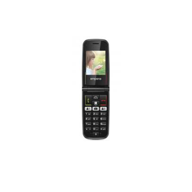 ⭐CELLULARE EMPORIA ACTIVE GLAM V221 2.2" 4G RED WHITE SENIOR PHONE