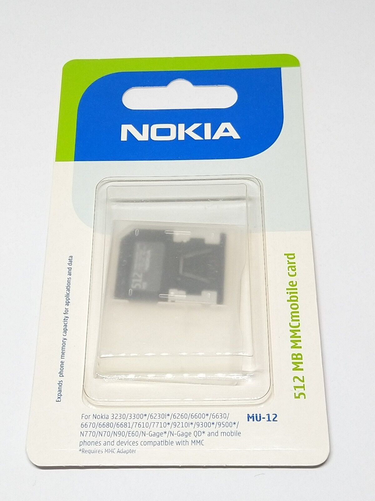 Scheda Nokia Mmc Mobile 512 Megabytes Rimanenze MU-12