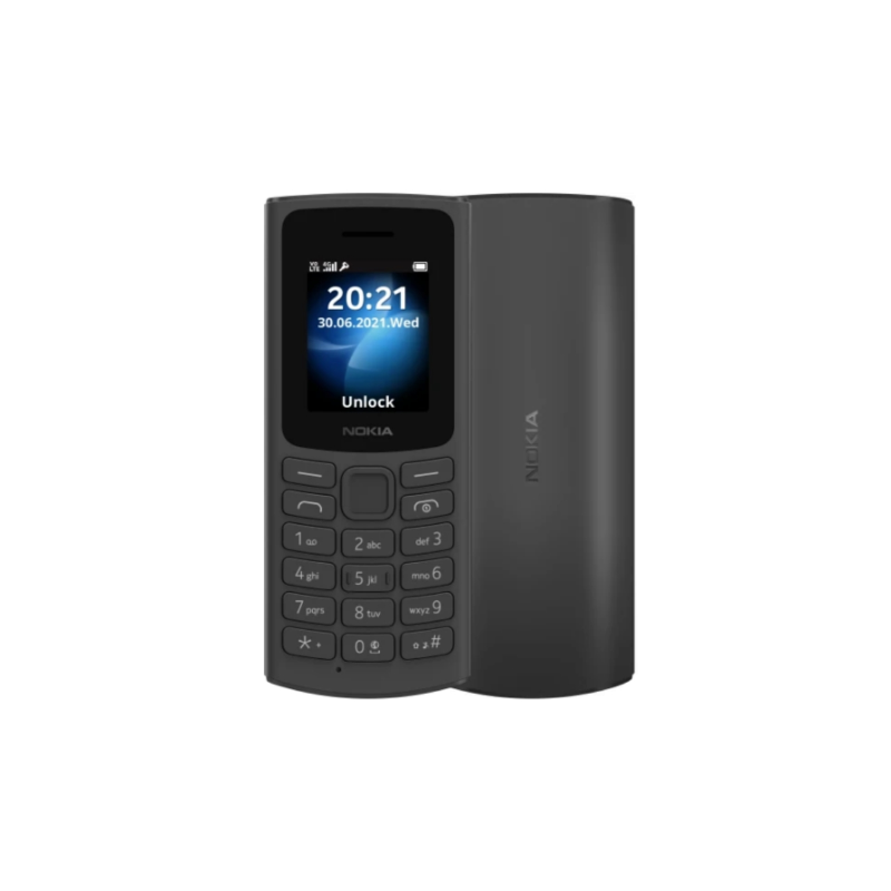 ⭐CELLULARE NOKIA 105 1.8" DUAL SIM 4G BLACK ITALIA SENIOR PHONE