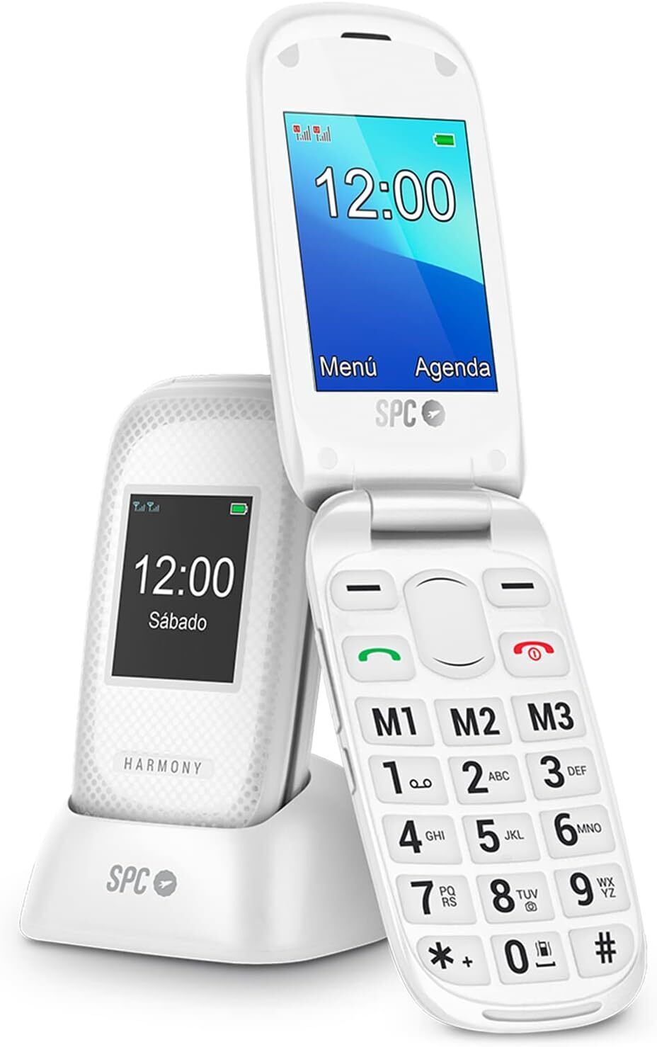 SPC Telefono Movil para Mayores con Botones Grandes - Tapa y Botones Retroilumin