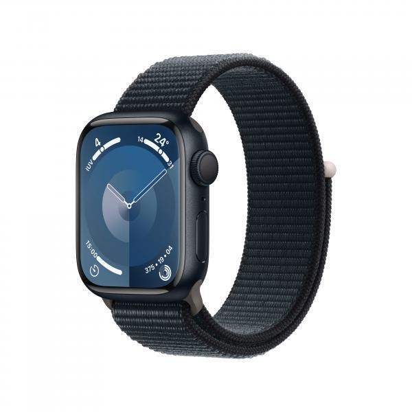 Apple Watch Series 9 Gps Cassa 41Mm Alluminio Cinturino Sport Loop Mezzanotte