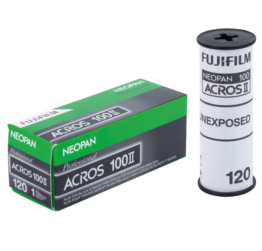 Fujifilm Professional Neopan Acros 100 II 120 film rullino bianco nero 06/24