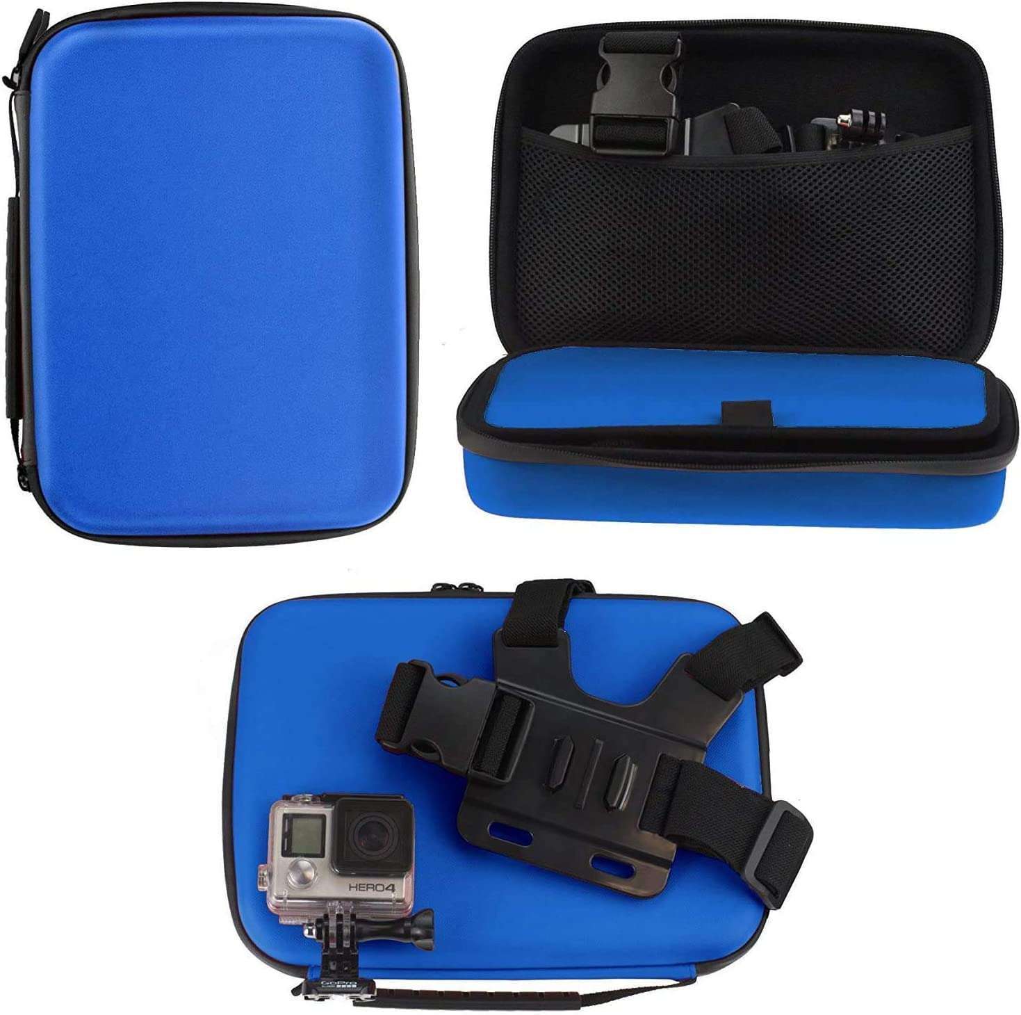 Navitech Blue Case For SJCAM SJ4000 Dual Screen Action Camera