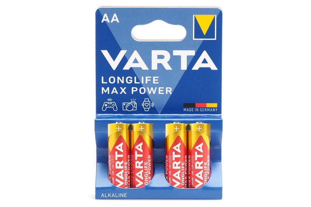 Varta AA 1.5V Longlife Max Power 4er MN1500 LR6 Batterie (1721488797)