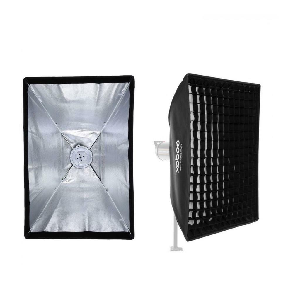 Godox Softbox 80x120cm con griglia attacco bowens apertura rapida ad ombrello