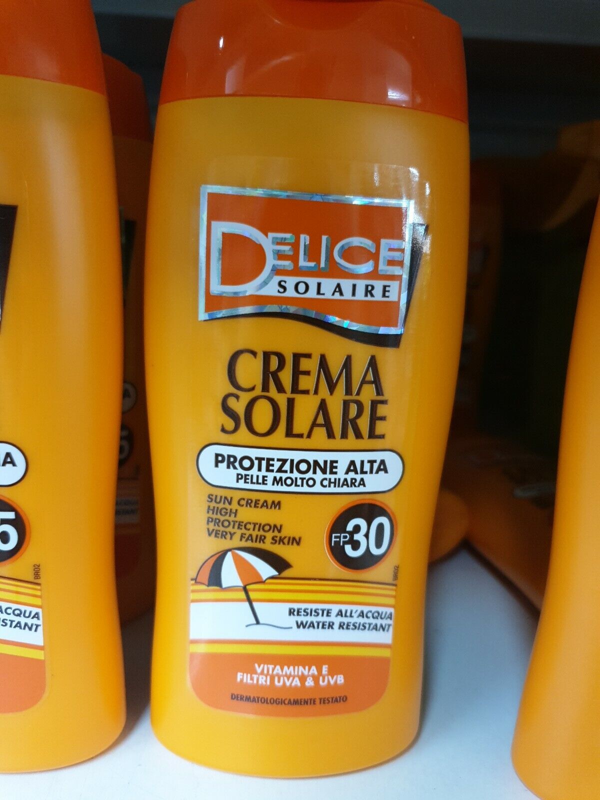 6 pezzi di Delice Solaire - Crema Solare 250 Ml FP30