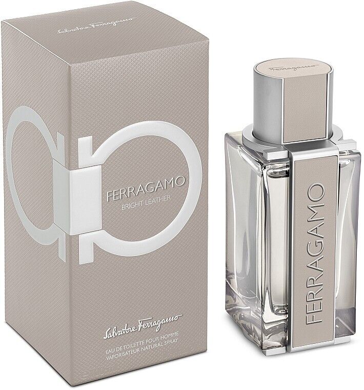 Salvatore Ferragamo Bright Leather  Eau de Toilette Uomo 100 ml Nuovo Sigillato