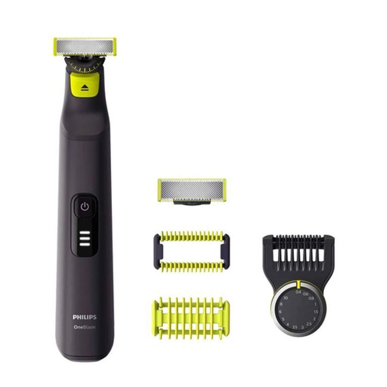 Philips OneBlade Pro 360 Face & Body Rasoio, Regolabarba e Rifinitore con Pettin