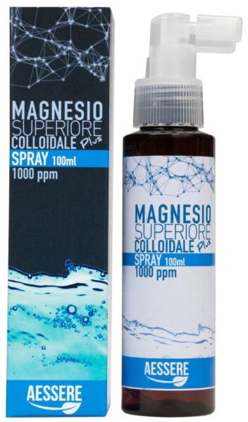 Aessere Magnesio Superiore Colloidale Plus Spray 1000 PPM 100 ml
