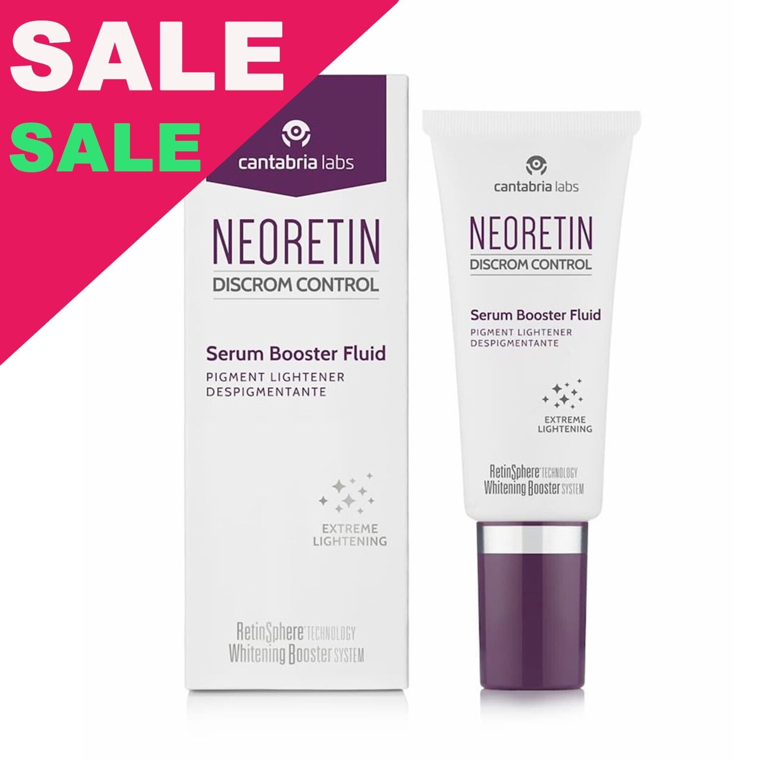 Neoretin Discrom Control Fluid Booster Trattamento quotidiano de-pigmentazion...