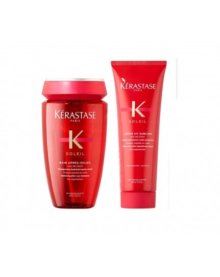 Kerastase Soleil Bain 250 ml + Creme Uv Sublime 150 ml + pochette