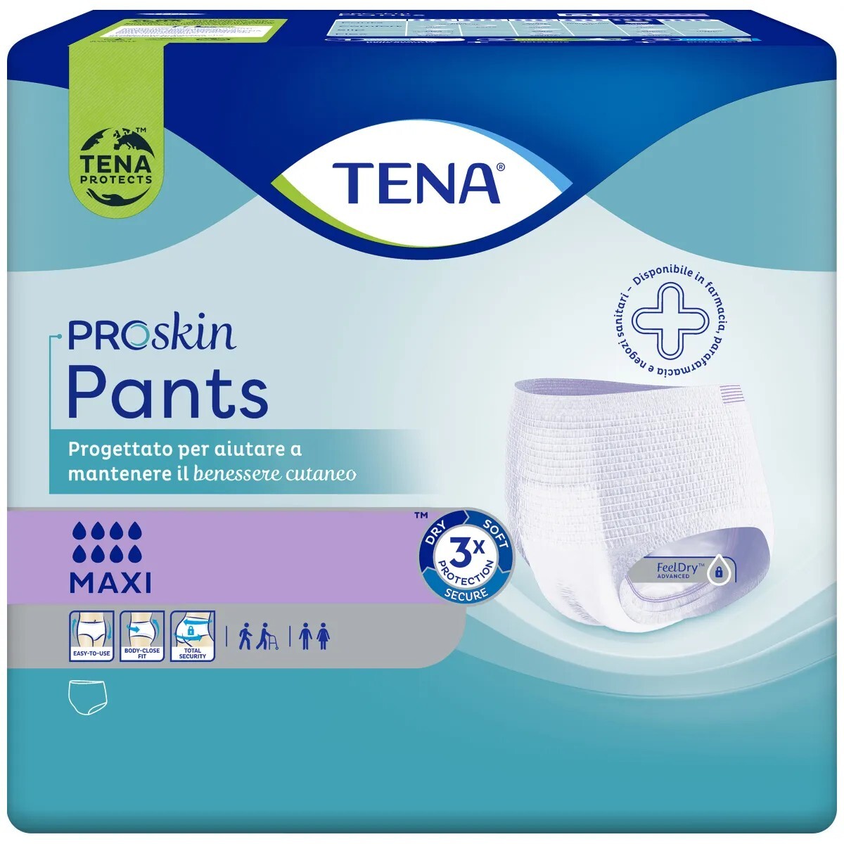 10 Pannoloni per Anziani TENA ProSkin Pants MAXI Pannolone a Mutandina Taglia XL