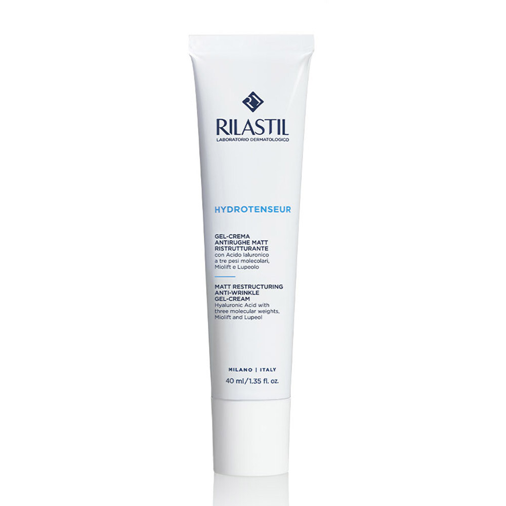 Rilastil Hydrotenseur - Gel Crema Mat Antirughe Ristrutturante Pelle Mista, 40ml