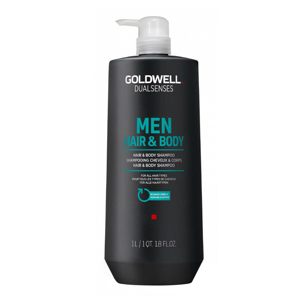Goldwell Dualsenses Men Hair & Body Shampoo 1000ml - shampoo doccia