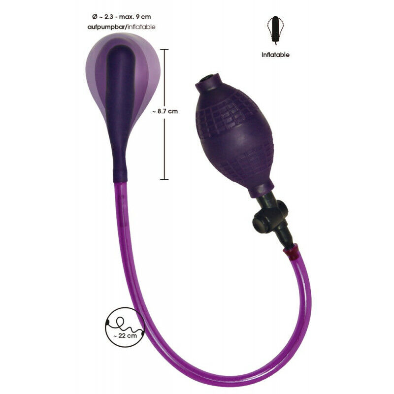 Fallo Anale Gonfiabile Plug Anale Gonfiabile Pompetta Fisting Anale  Vaginale