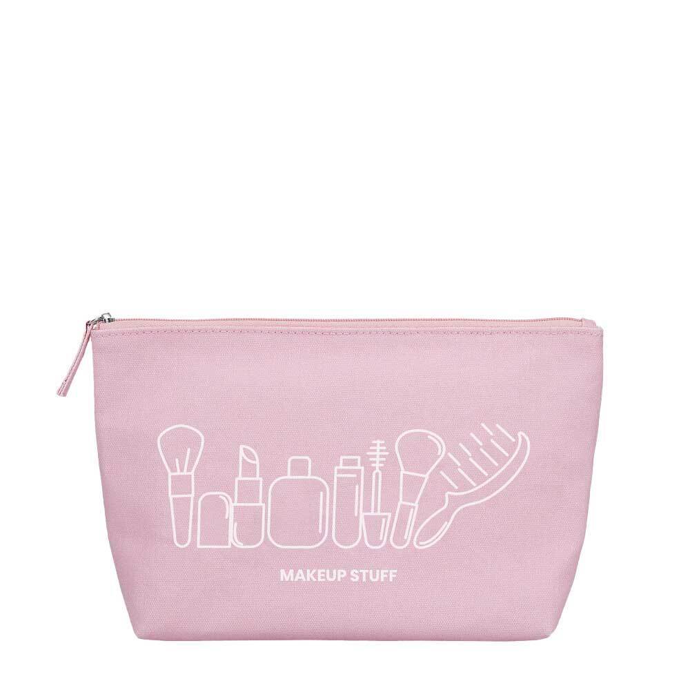 ilū Cotton Beauty Bag Pink - pochette porta trucchi