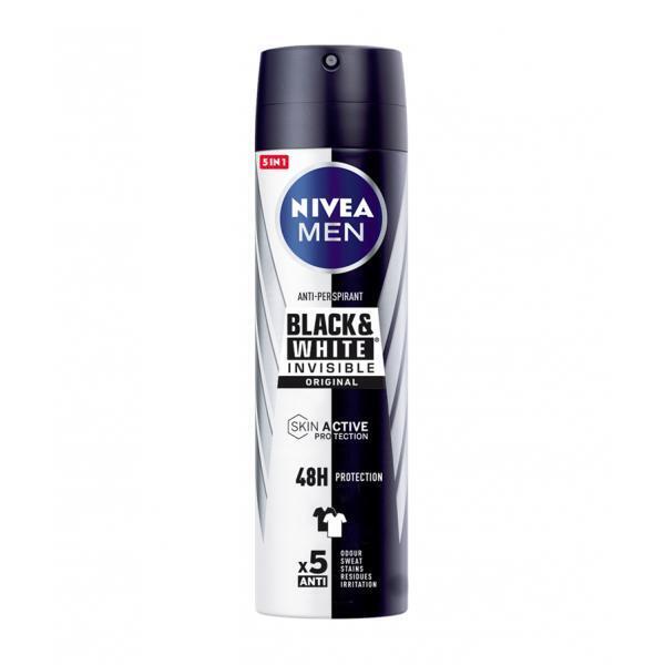 780822 Nivea Men Invisible For Black And White Power Spray 200ml
