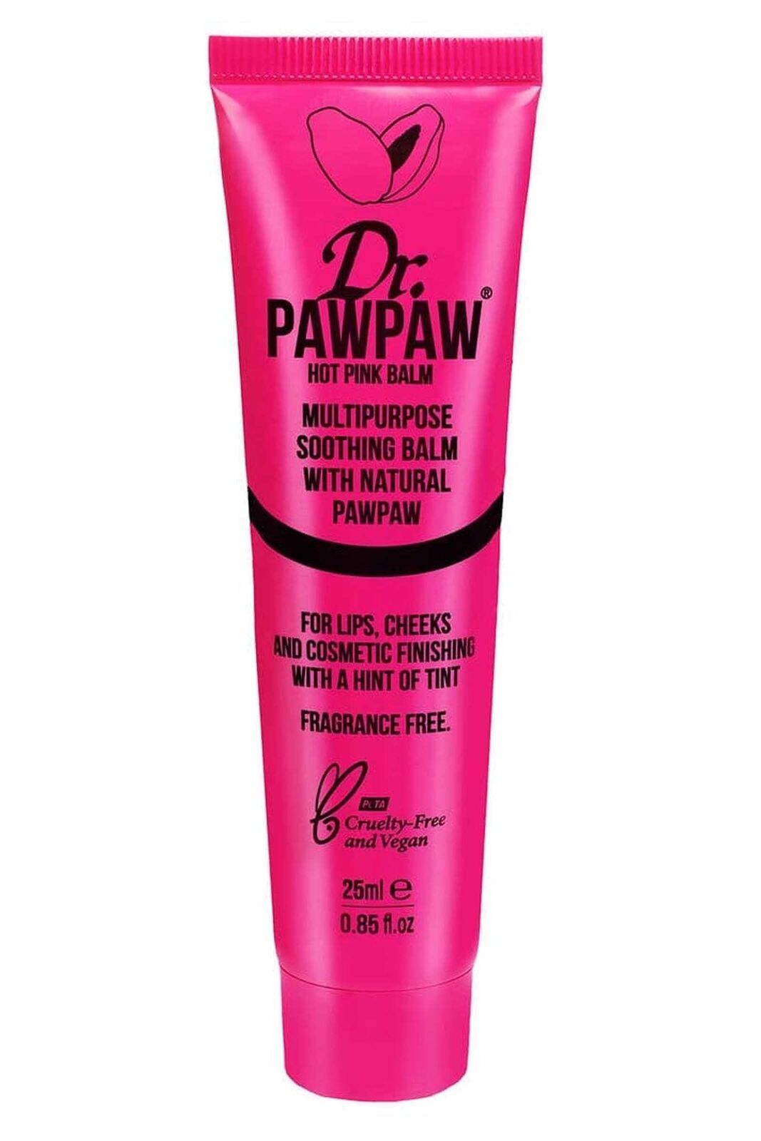 Dr Paw Multiuso Emolliente Baslamo Labbra, Guance 25ml Rosa Acceso