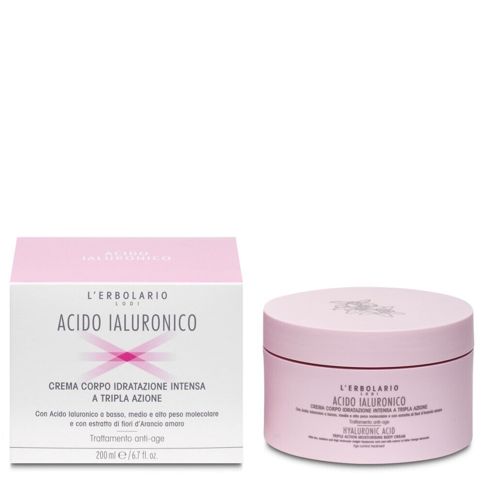 Acido Ialuronico Crema Corpo Idratante Anti-Age 200ml L'Erbolario
