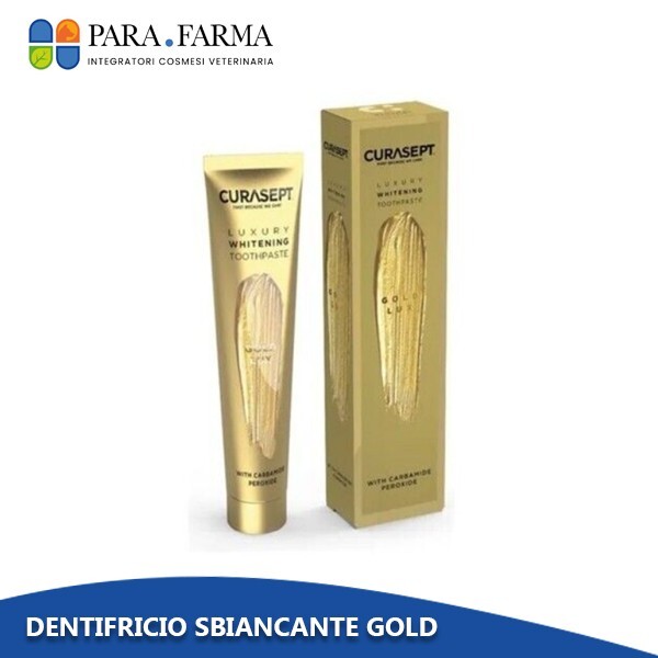 Curasept Pasta Dentifricio Sbiancante Curasept Luxury Gold 75 ml
