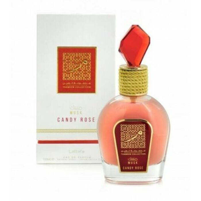 Lattafa Perfumes Candy Rose Musk eau de parfum donna 100ml