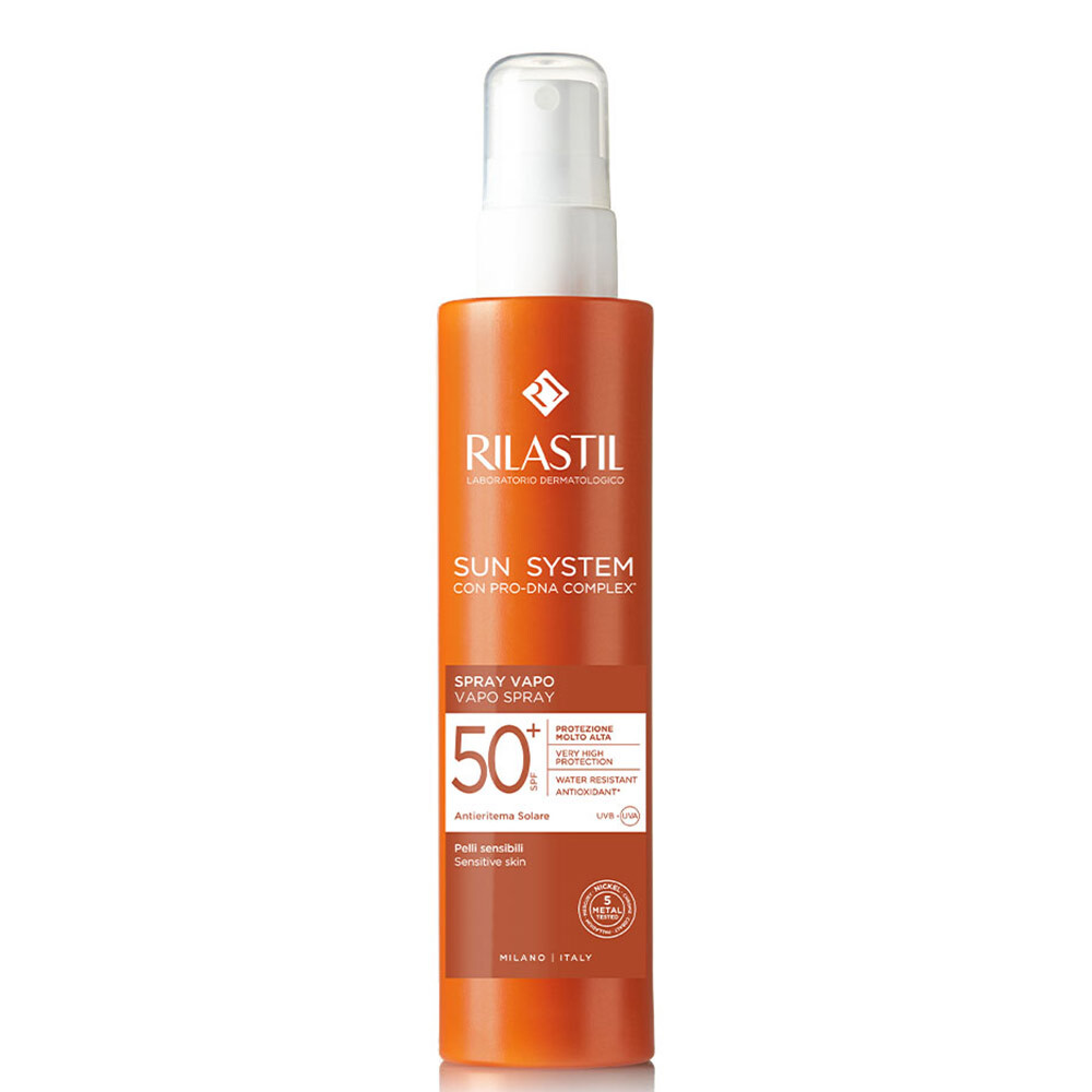 Rilastil Sun System - Spray Vapo SPF50+ Emulsione Corpo Leggera, 200ml