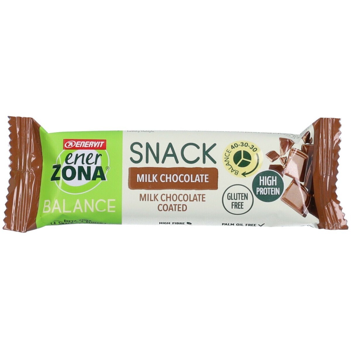 Enerzona Snack Bilanciato Cioccolato al Latte 33 g